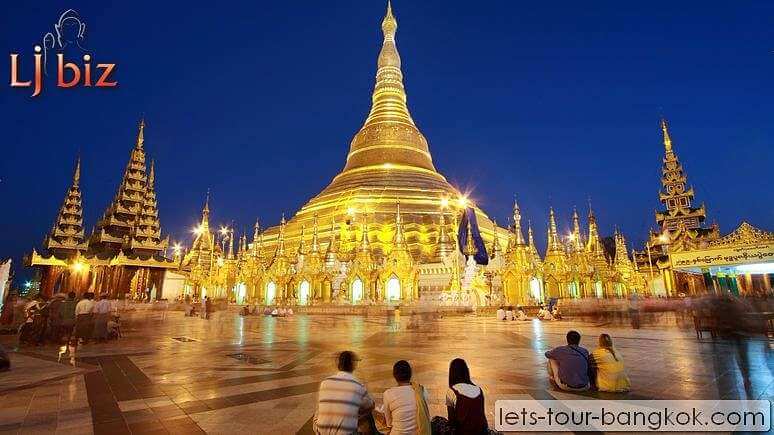 myanmar rgn shwedagon pagoda night